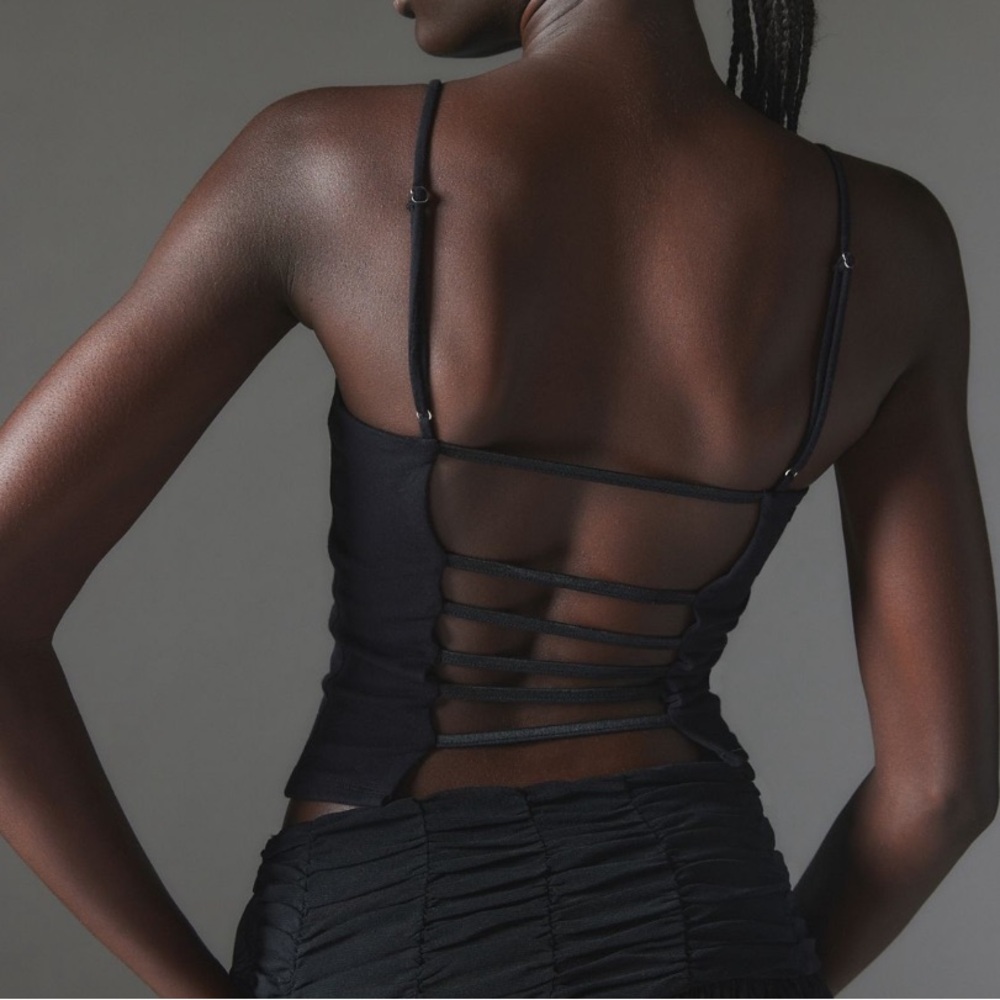 Silence + Noise Elegant Black top
